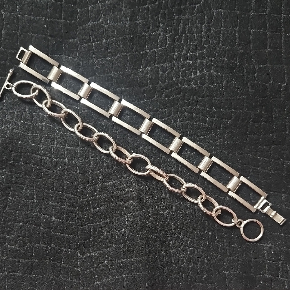 Silver Tone Bracelet Bundle